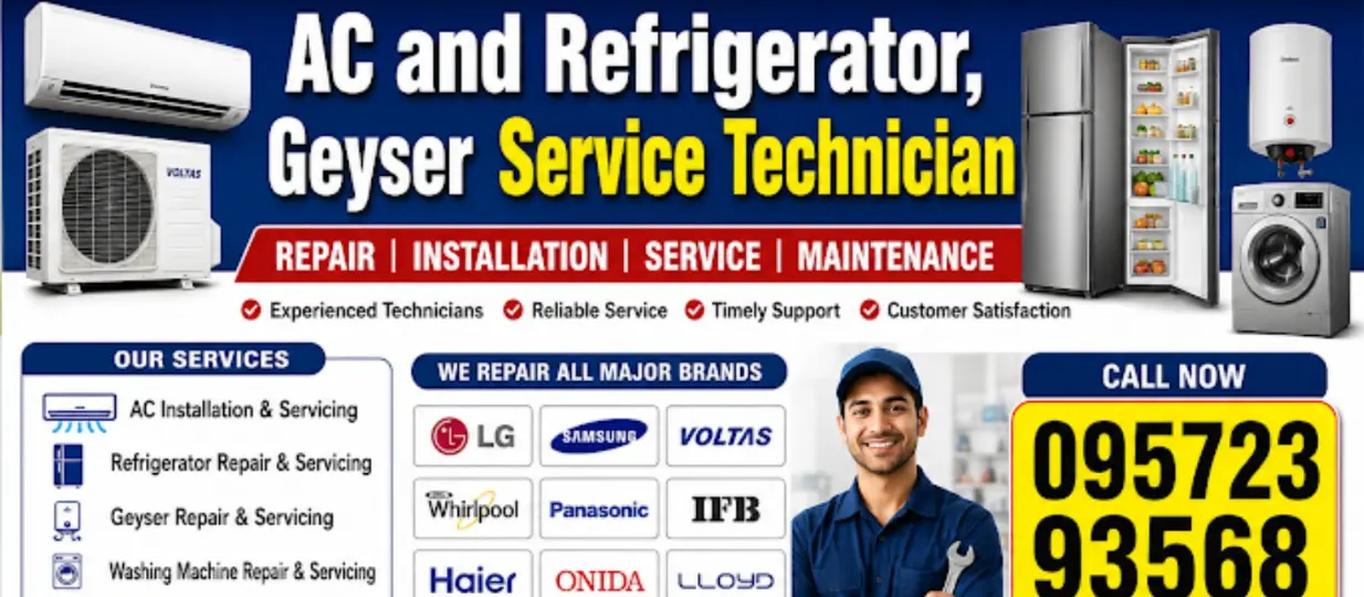 AC And Refrigerator